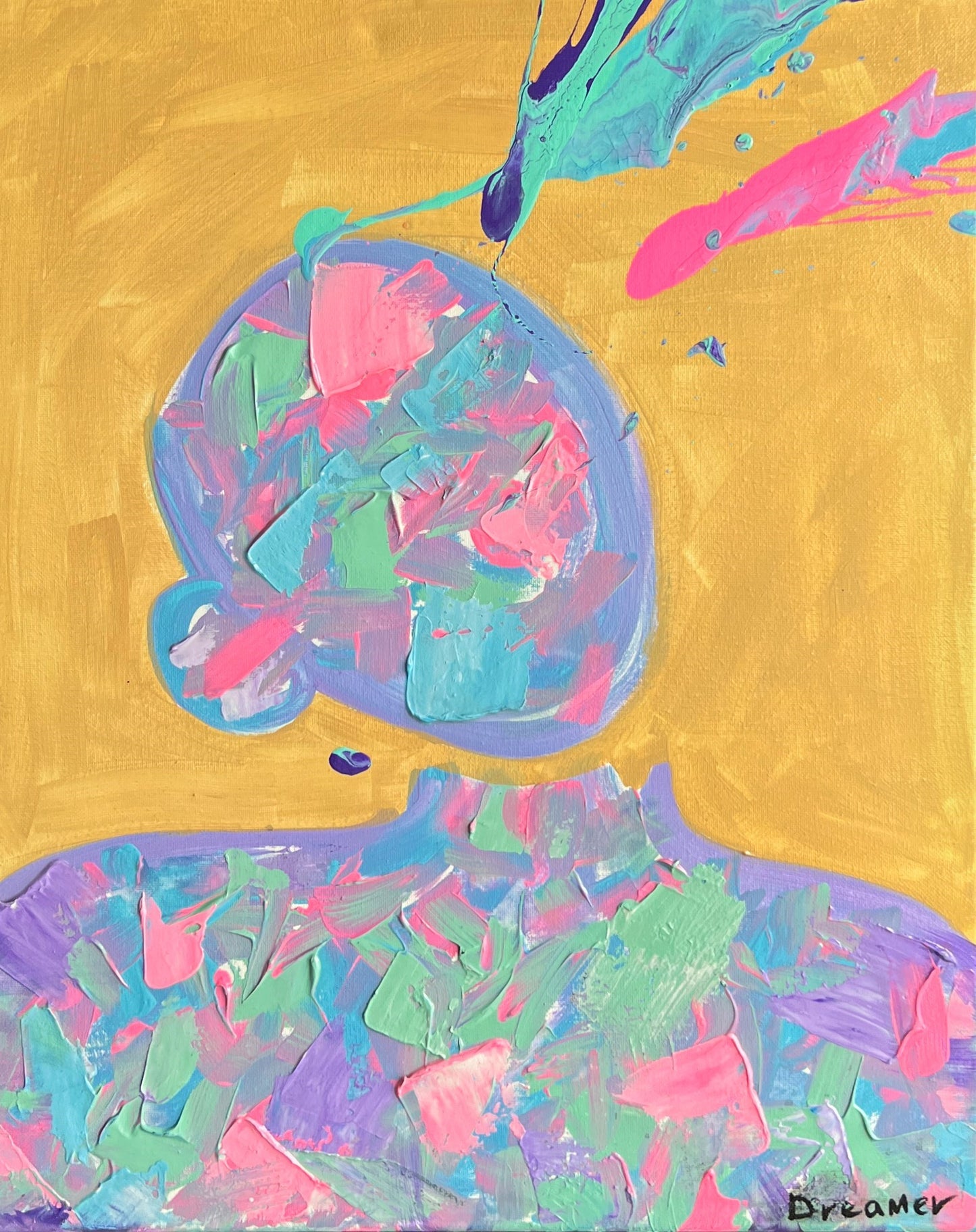 Abstract Paint. Dreamer.